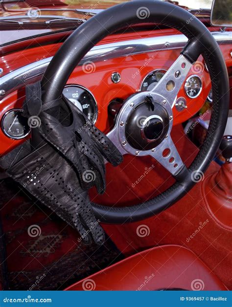 Interior of a Classic Cabriolet Car Stock Image - Image of interior, machine: 9369457