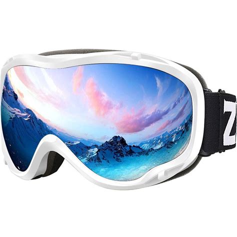 ZIONOR Lagopus B1 Ski Goggles OTG Anti fog Snow Goggles UV Protection Snowboard Goggles for Men ...