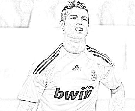 Gambar Mewarnai Ronaldo
