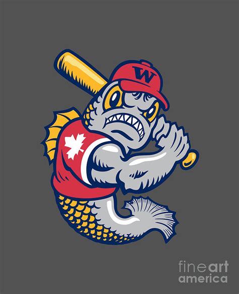 Winnipeg Goldeyes2 Digital Art by Aria Liya - Fine Art America