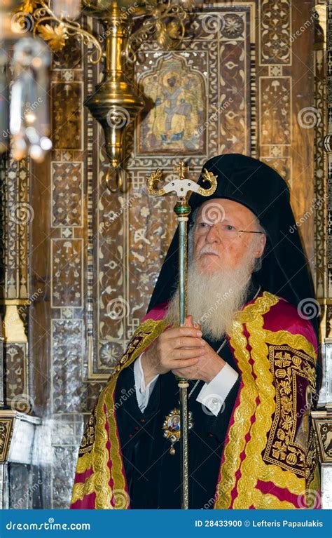 Bartholomew I, Ecumenical Patriarch of Constantinople Editorial Image ...