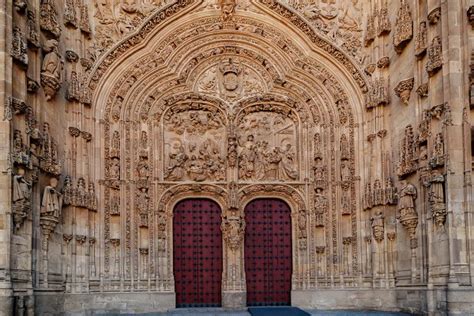 Facade of Cathedral of Salamanca. | High-Quality Architecture Stock Photos ~ Creative Market