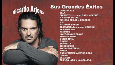 RICARDO ARJONA Los Grandes Exitos - YouTube