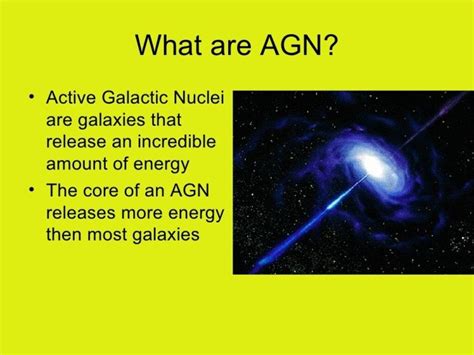 ACTIVE GALACTIC NUCLEI