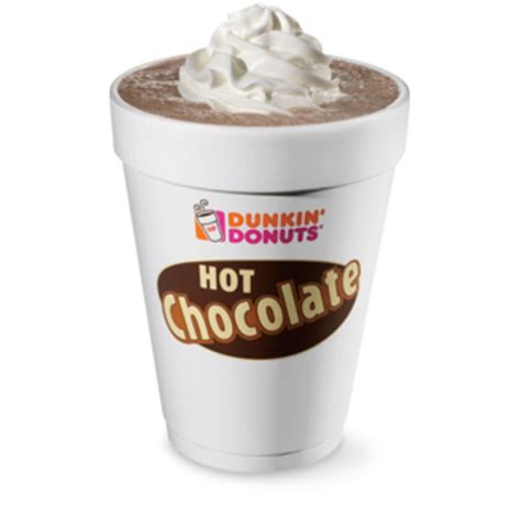 Dunkin Donuts Hot Chocolate | Dunkin, Dunkin donuts, Hot chocolate