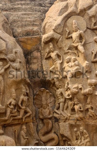 Pallava Dynasty 7th 8th Centuries Statue Stock Photo (Edit Now) 1564624309