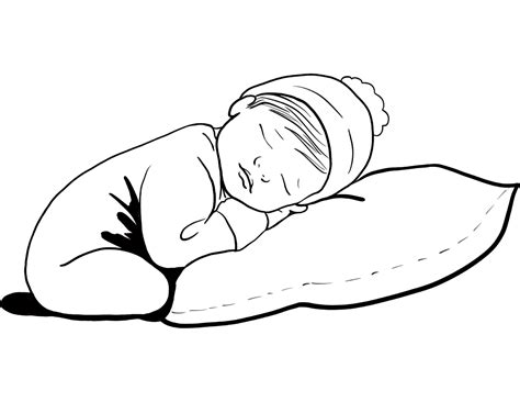 Share 77+ sleeping baby sketch super hot - in.eteachers