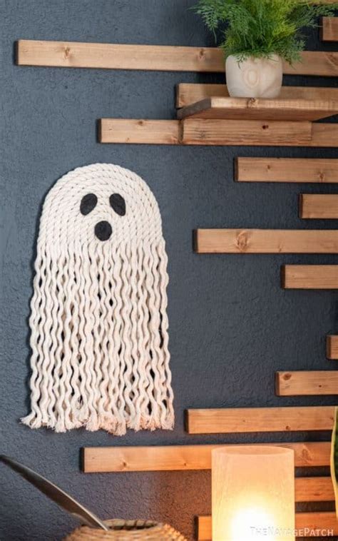 DIY Macrame Ghosts (aka Rope Ghost) - The Navage Patch