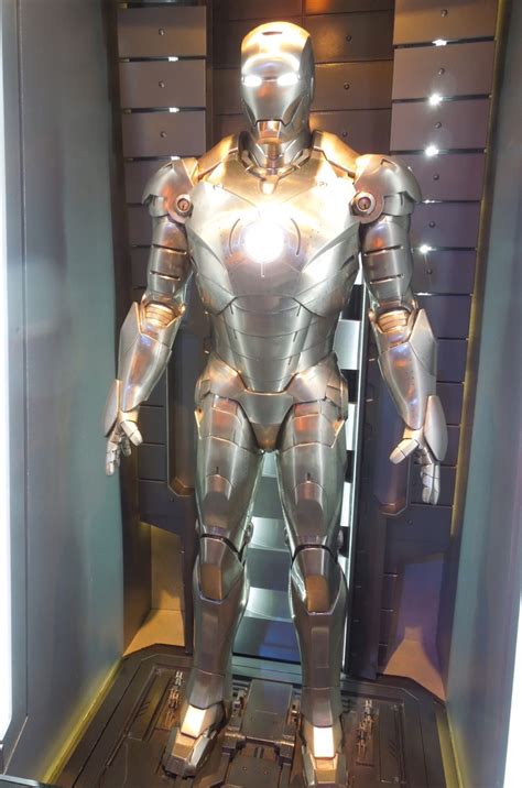 Hollywood Movie Costumes and Props: Iron Man 3 Mark II suit on display ...