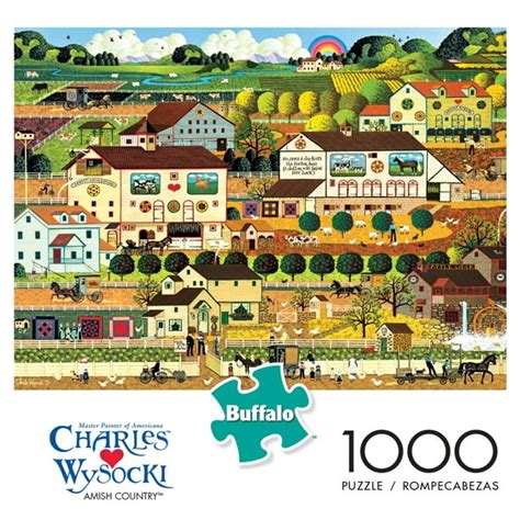 Buffalo Games Charles Wysocki Amish Country 1000 Piece Jigsaw Puzzle ...