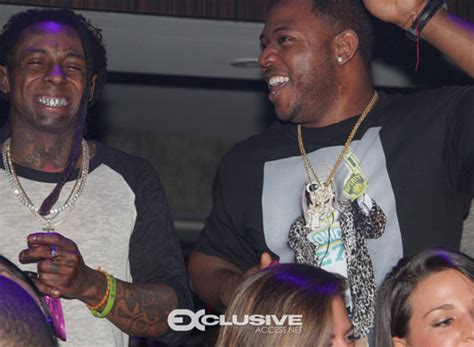 Lil Wayne & Mack Maine Attend LIV Nightclub In Miami On March 8th [Pictures]