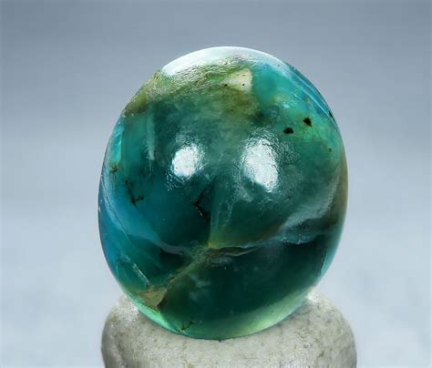 TOP RAR: Sehr großer GRANDIDIERIT Cabochon / BIG Grandidierite > 2,48 Ct! (45) | Rare gemstones ...