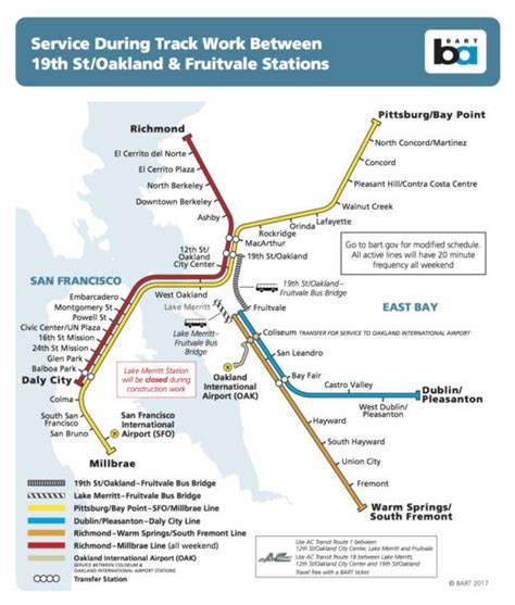 Heads Up, BART Riders: Oakland Track Project Will Affect Service Over Labor Day Weekend | KQED