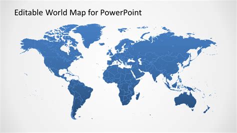 Free Editable World Map Template For Powerpoint Amp Google Slides - Riset