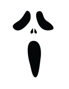 Scream Face Pumpkin Stencil | Creative Ads and more…