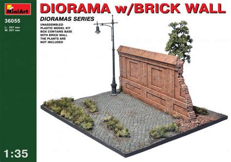 MiniArt 36055 1/35 Diorama with Brick Wall