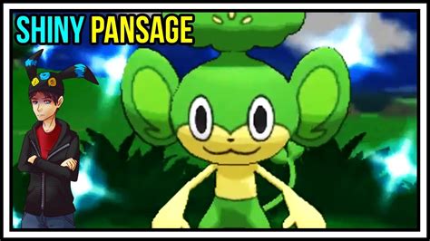 LOOK A SHINY POKEMON!!! Shiny Pansage Reaction in Pokemon X and Y! Shiny Living Dex #511 - YouTube