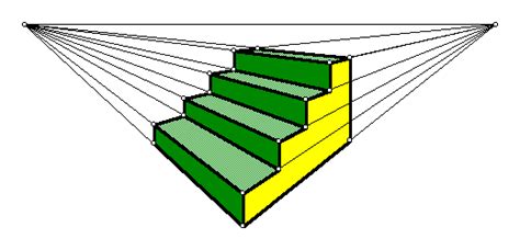 How to draw stairs with perspective | Perspective drawing lessons ...