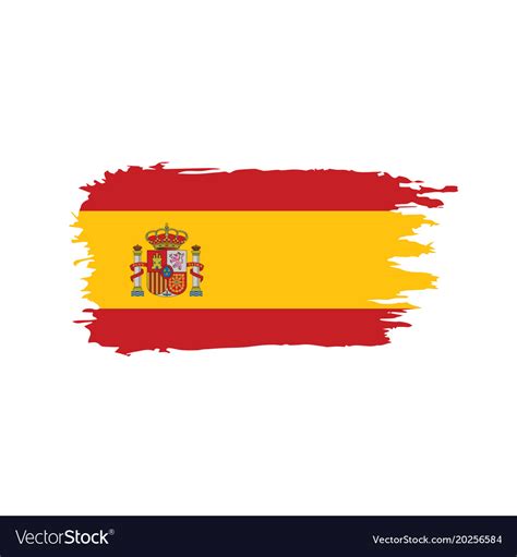 Spain flag Royalty Free Vector Image - VectorStock