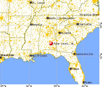 Pine Level, Alabama (AL 36036) profile: population, maps, real estate ...