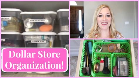 Dollar Store Organization Ideas! - YouTube