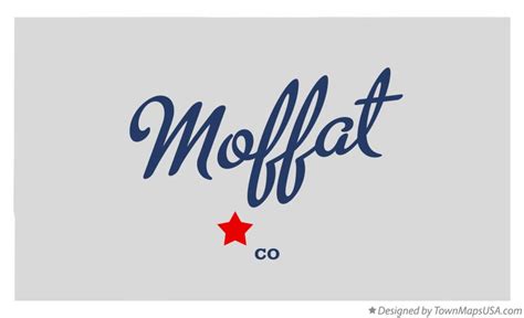 Map of Moffat, CO, Colorado