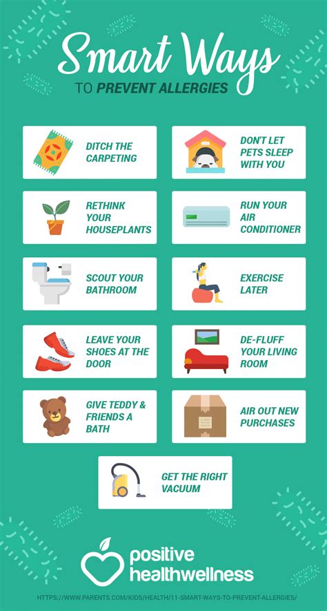 11 Smart Ways To Prevent Allergies - Infographic