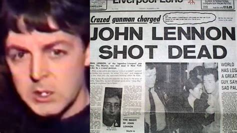 See Paul McCartney reaction to John Lennon's death in 1980