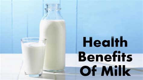 Benefits of milk