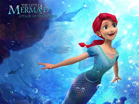 Download wallpaper for 2048x1152 resolution | The Little Mermaid: Attack of The Pirates, 2015 ...