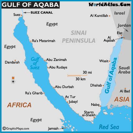 Aqaba, Jordan | Suez, Map, Country facts