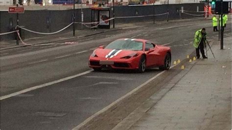 Battersea Ferrari crash: Six people hurt, driver arrested - BBC News