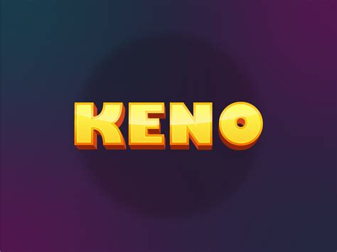 Keno Logo by Venkatesan Annasamy on Dribbble