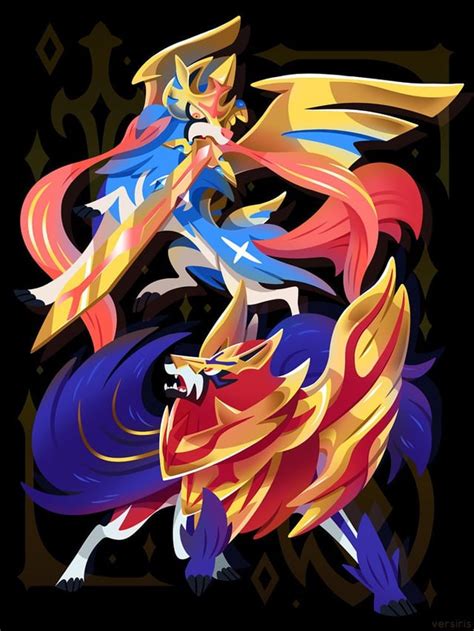 Art of Zacian and Zamazenta That Caught My Eye : PokemonSwordAndShield