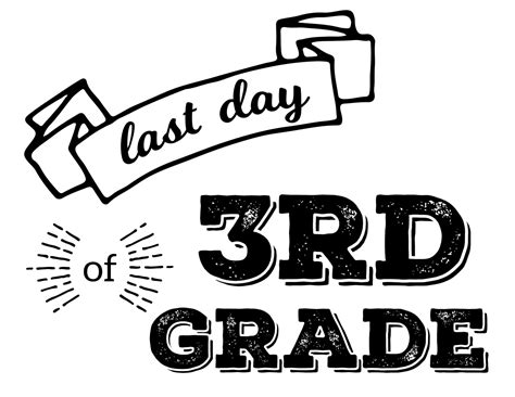 Last Day of School Printable Signs - Paper Trail Design