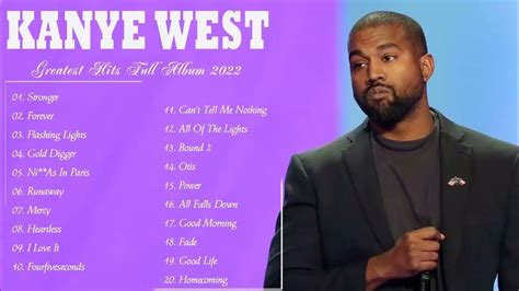 Kanye West Top Playlist Songs - Top Of Kanye West - Kanye West Greatest Hits Collection 2022 ...