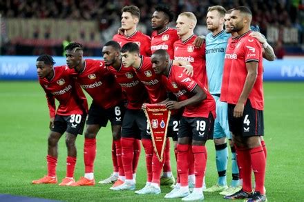 Leverkusen Players Pose Team Picture Prior Editorial Stock Photo ...