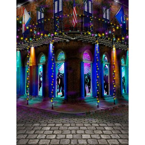 Mardi Gras Bourbon Street Photo Backdrop French Quarter New | Etsy