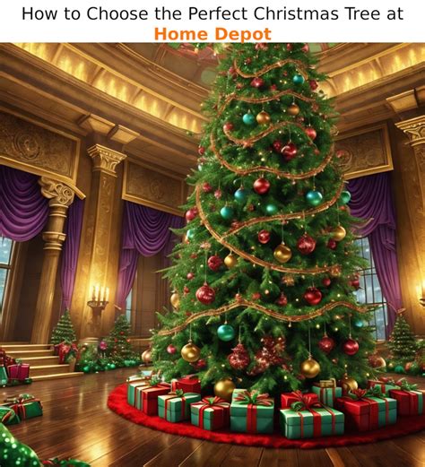 How to Choose the Perfect Christmas Tree at Home Depot - We Are Coupons