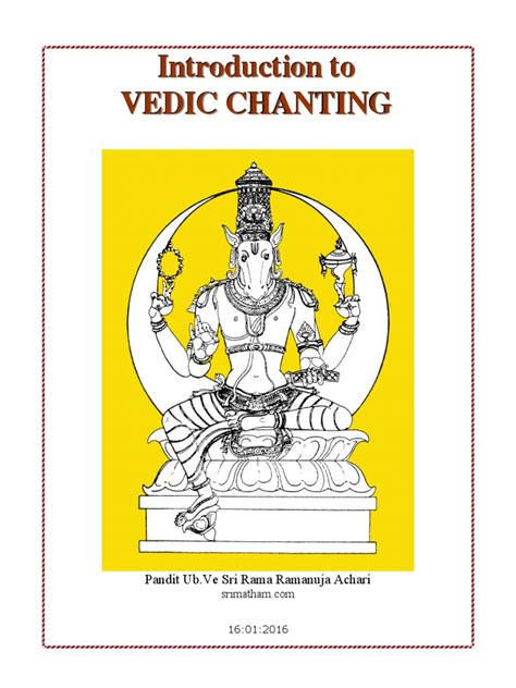 Intro To Vedic Chanting | Vedas | Metre (Poetry)