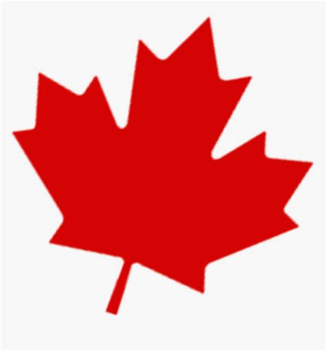 Transparent Canada Maple Leaf Clipart - Red Maple Leaf Clip Art, HD Png Download , Transparent ...