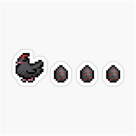 "Stardew Valley | Void Chicken Egg Parade" Sticker by Katey506 | Redbubble