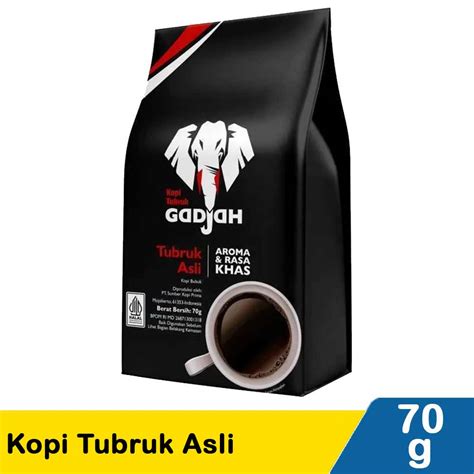 Gadjah Kopi Tubruk Asli 60G | Klik Indomaret