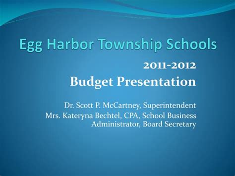 PPT - Egg Harbor Township Schools PowerPoint Presentation, free download - ID:1628406