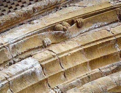 Medieval humor – At Abbey of Sainte Foy, Conques, France (c. 1107 ...