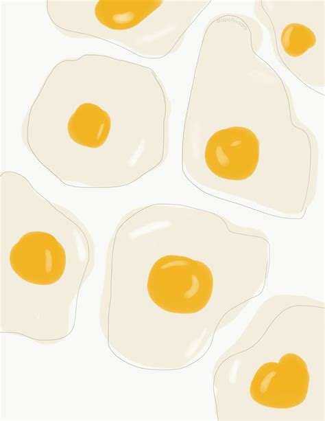 egg wallpaper | Иллюстрации арт, Обои, Кафе