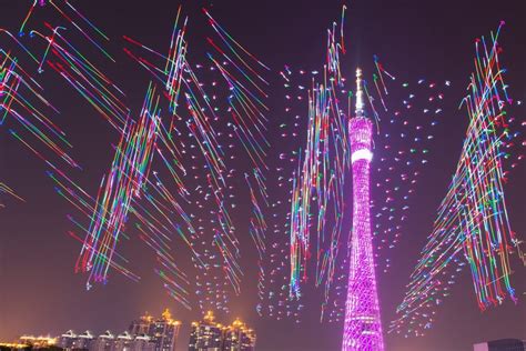 Drone Light Shows to Become Ubiquitous Soon - Drones Lights