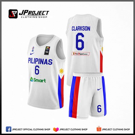 GILAS PILIPINAS WHITE JERSEY | Lazada PH