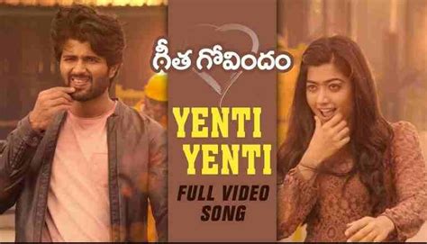 Yenti Yenti Yenti Song Lyrics Geetha Govindam - Lyrics In Telugu & English