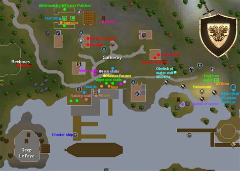 Catherby Map - RuneScape Guide - RuneHQ